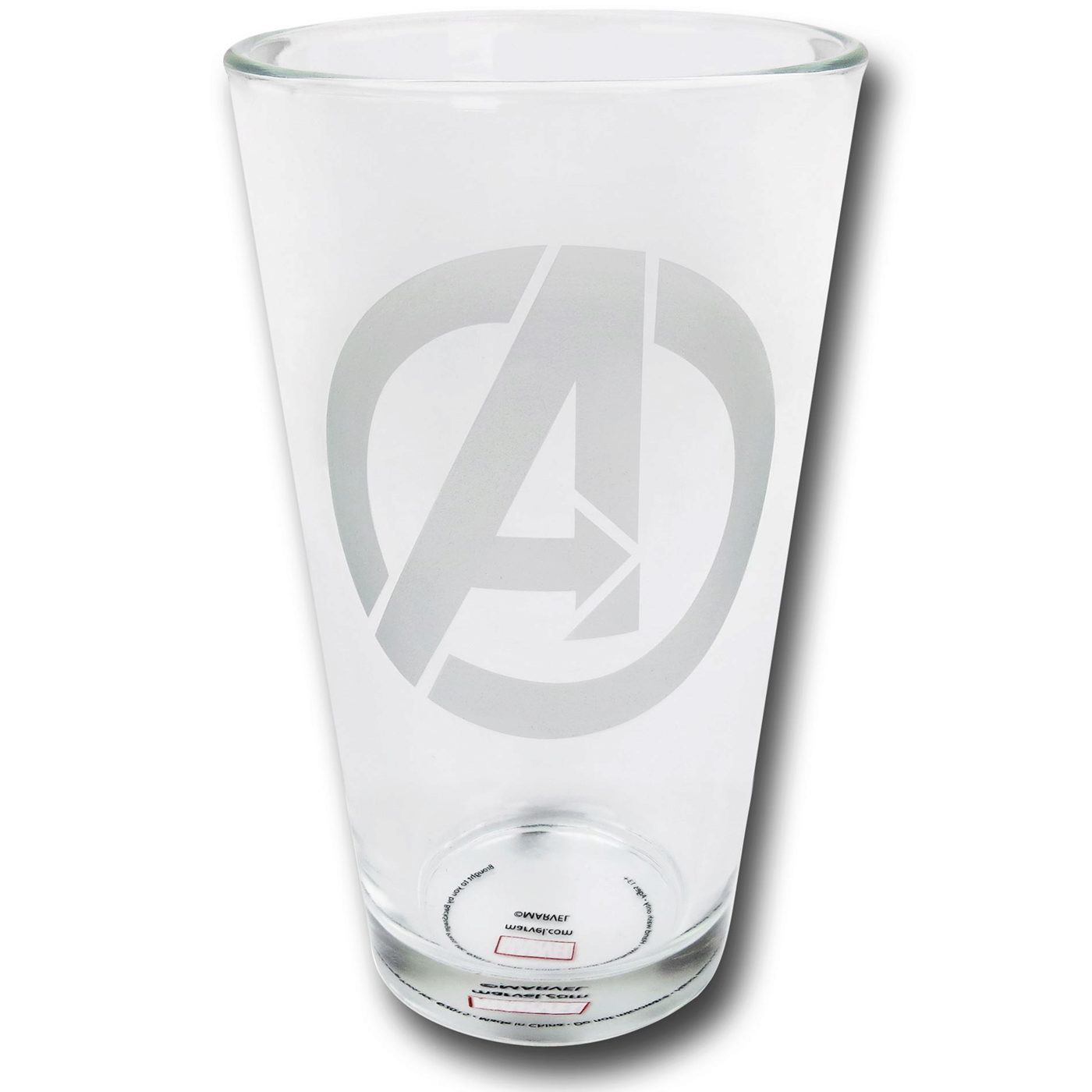 Avengers Etched Print Pint Glass