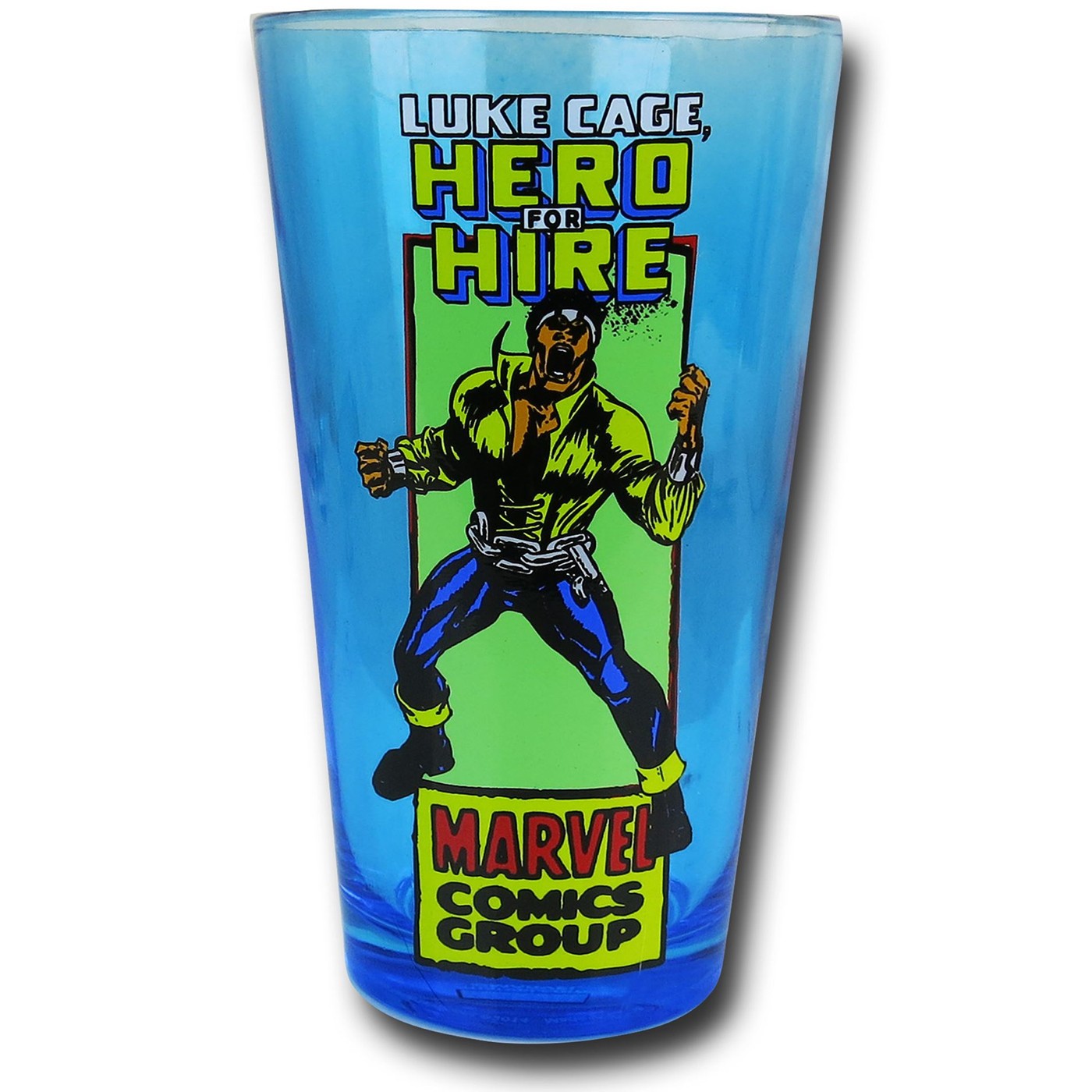 Luke Cage Blue Pint Glass