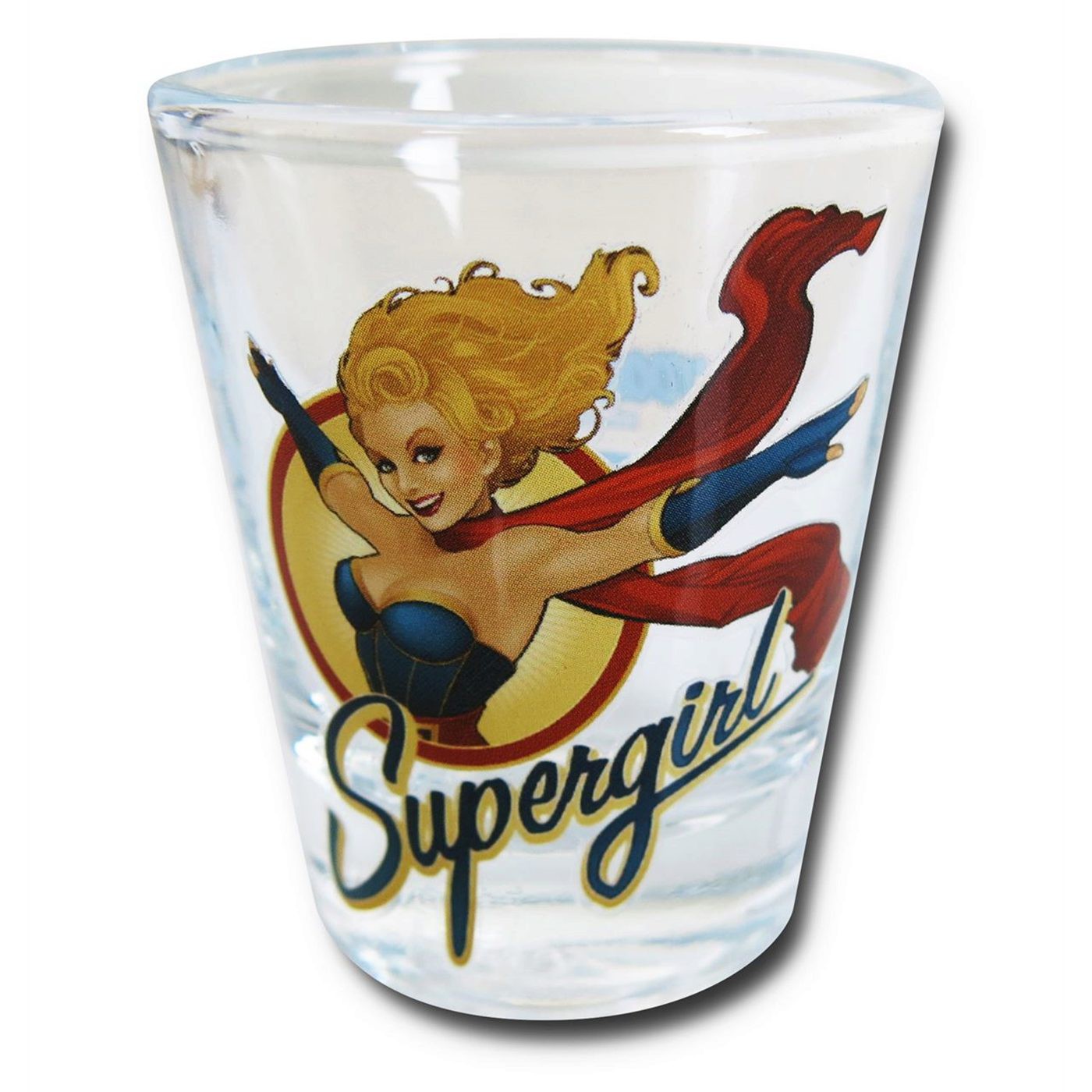 Supergirl Bombshell Mini Glass