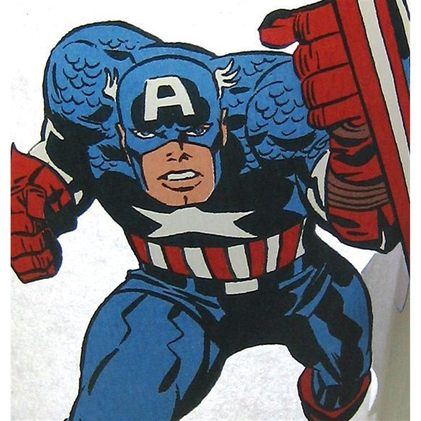 Captain America Classic Caps Comic Con Clear Pint Glass