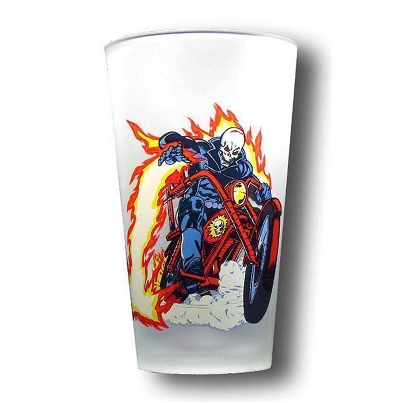 Ghost Rider Demon Cycle Frosted Pint Glass