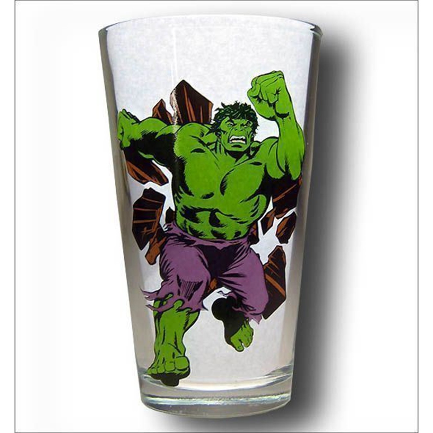 Hulk Bursting Pint Glass