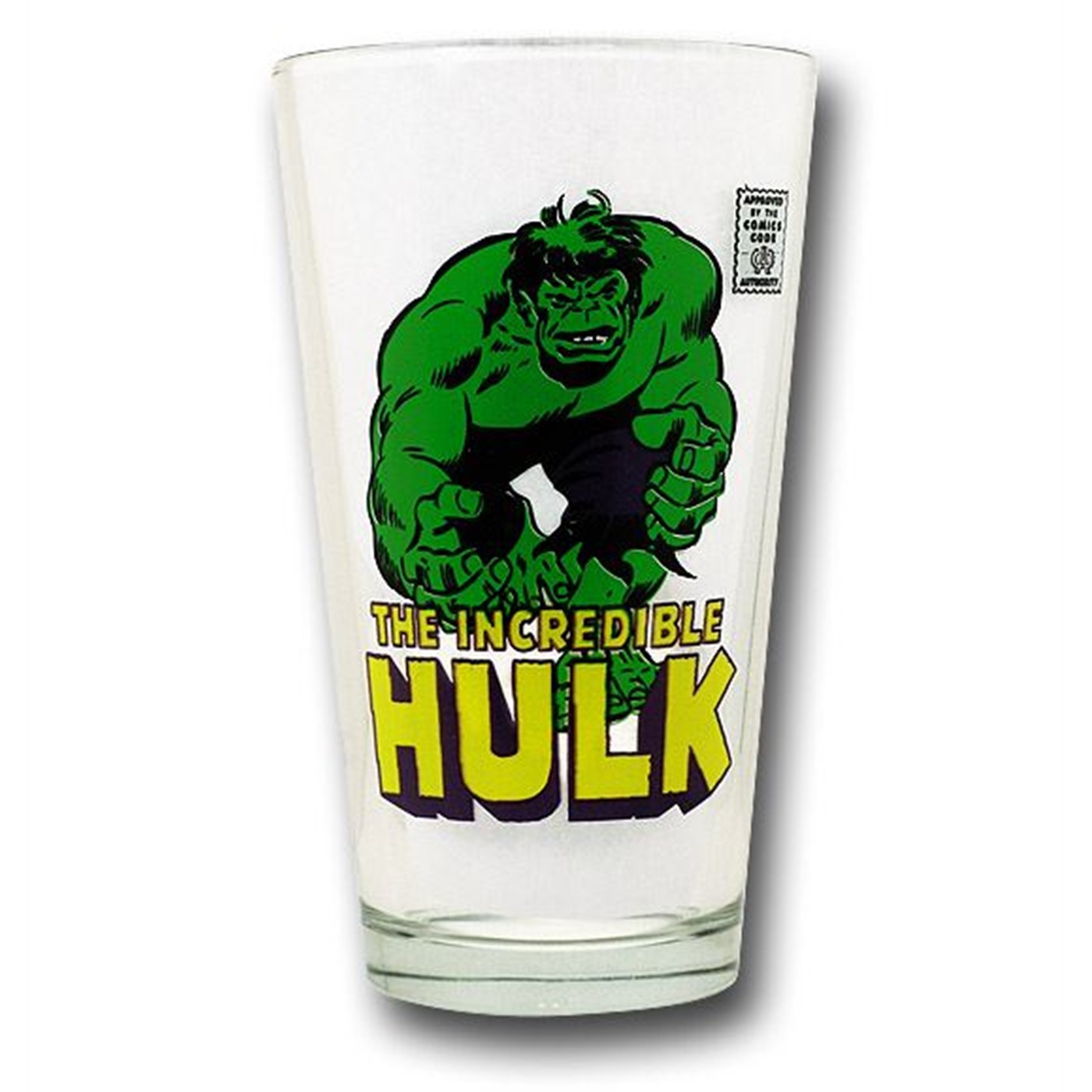 Hulk Comics Code Pint Glass