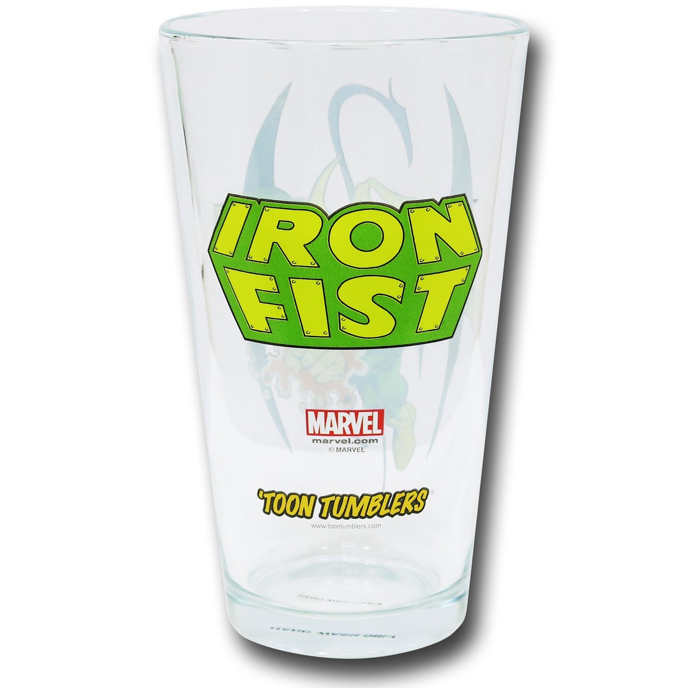 Iron Fist Clear Pint Glass