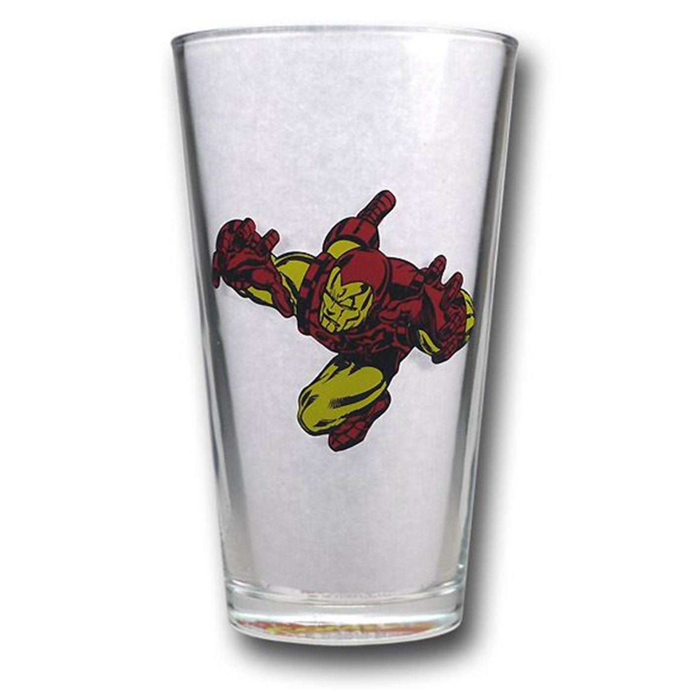 Iron Man Lunging Pint Glass