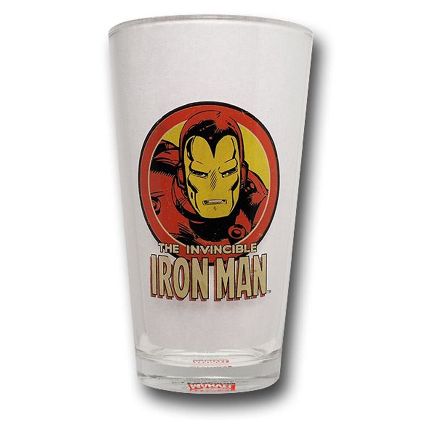 Iron Man Circle Portrait Pint Glass