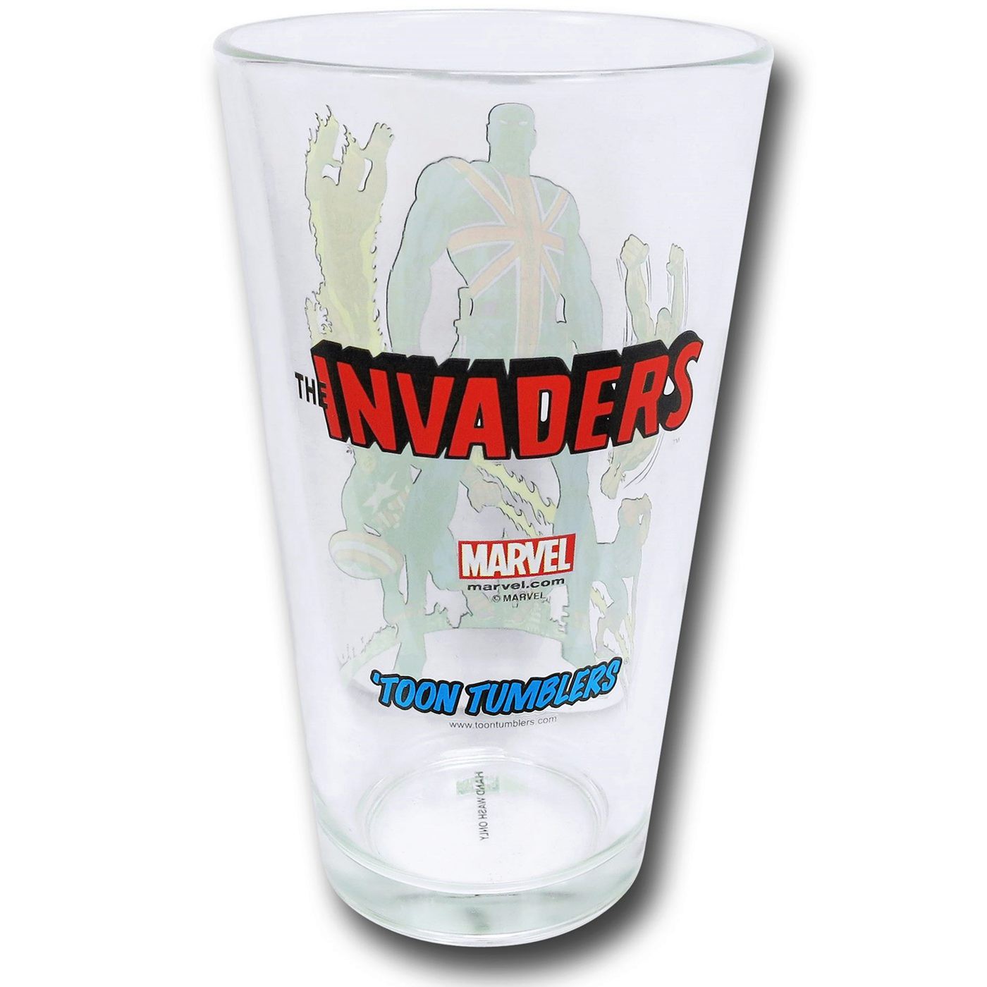 The Invaders Pint Glass