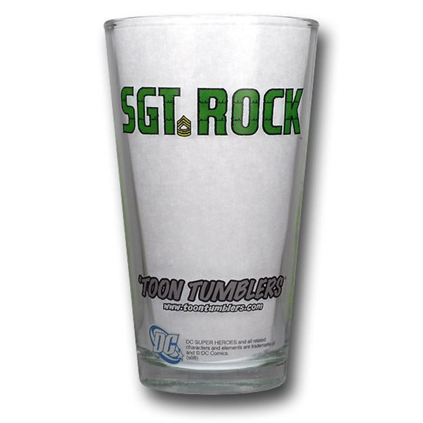 Sgt Rock Classic Pint Glass