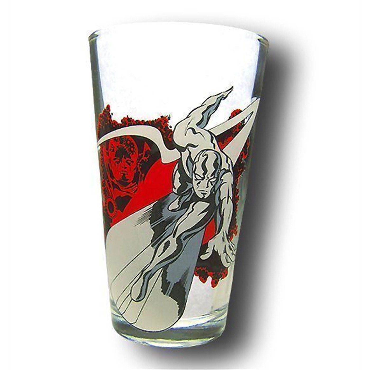 Silver Surfer Clear Pint Glass