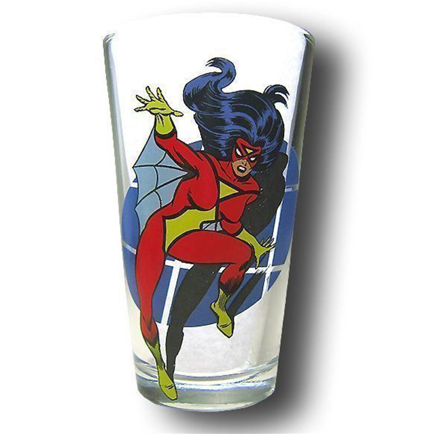 Spiderwoman Clear Pint Glass