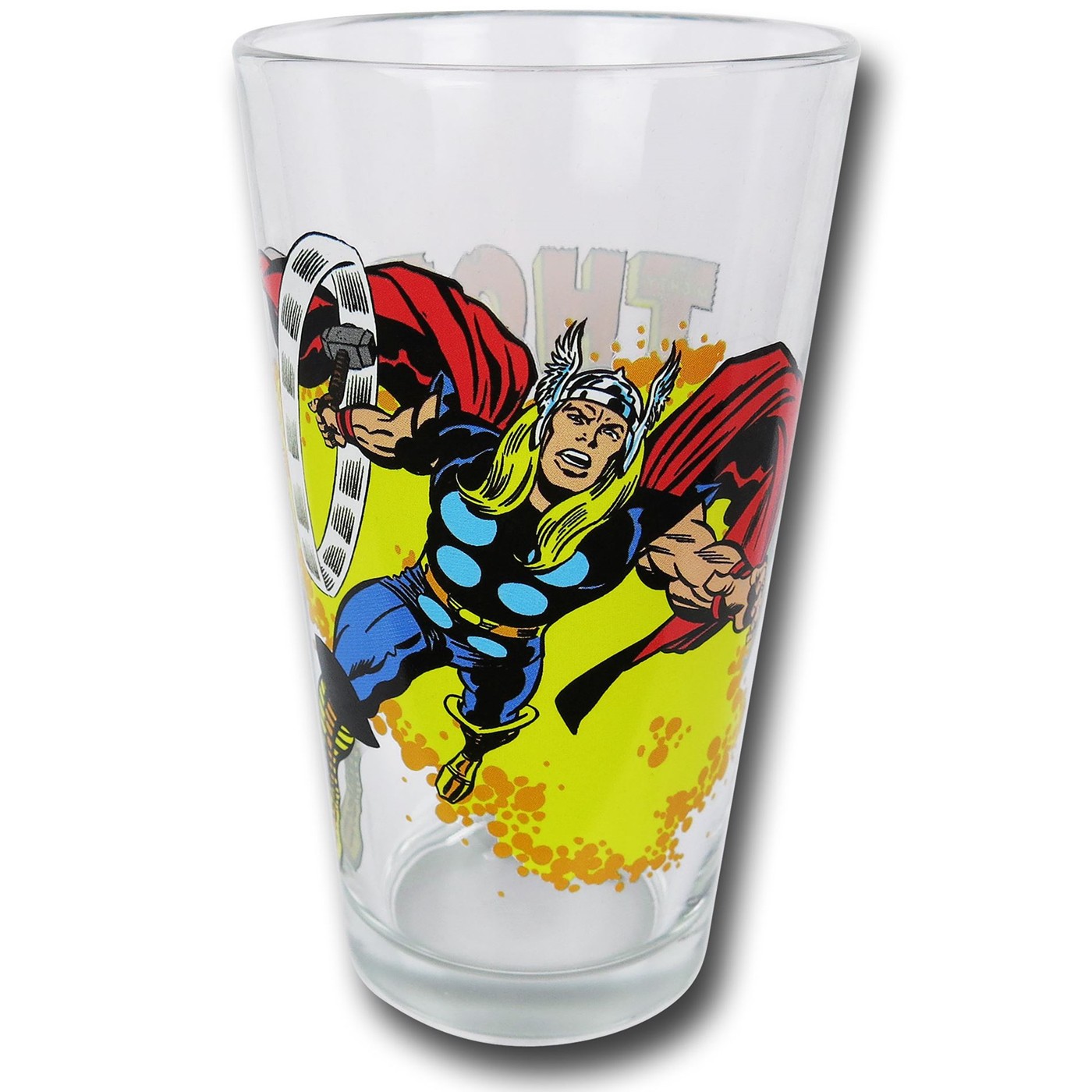 Thor Hammer Swinging Clear Pint Glass