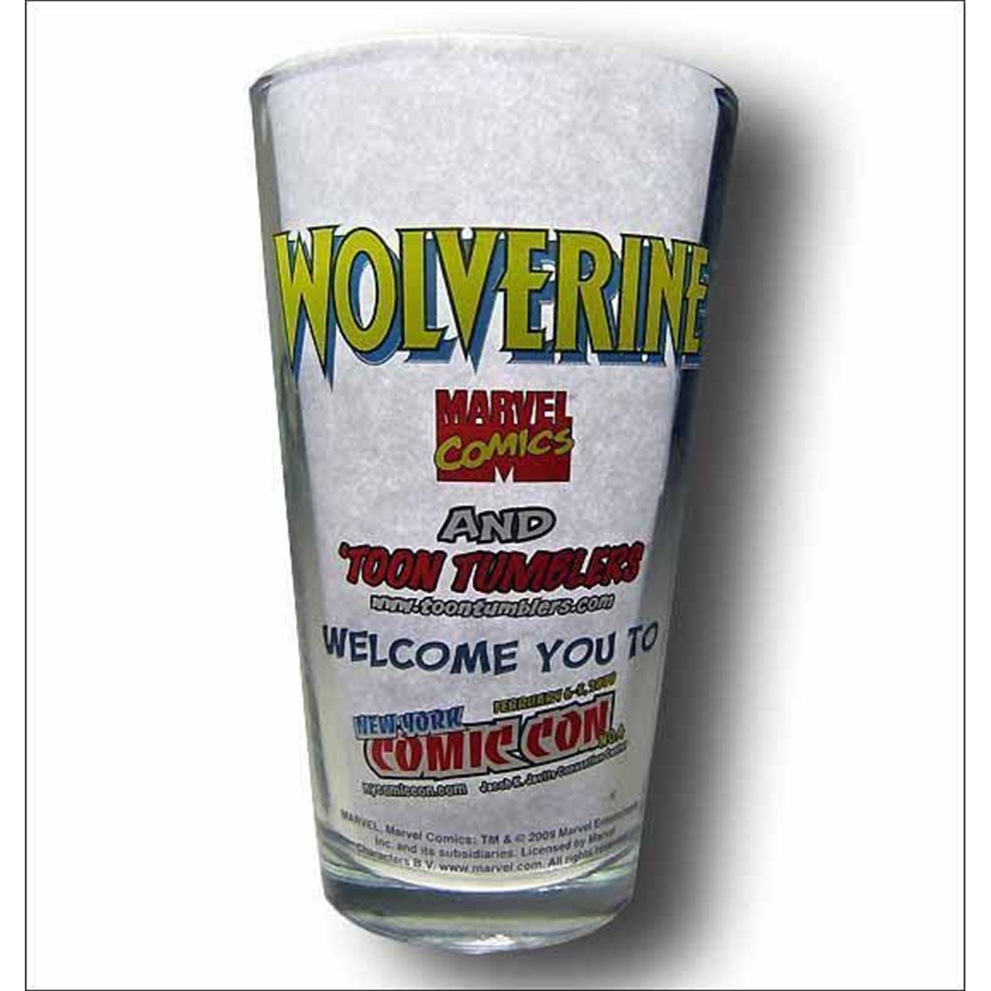 Wolverine Brown Costume New York Comic Con Clear Pint G