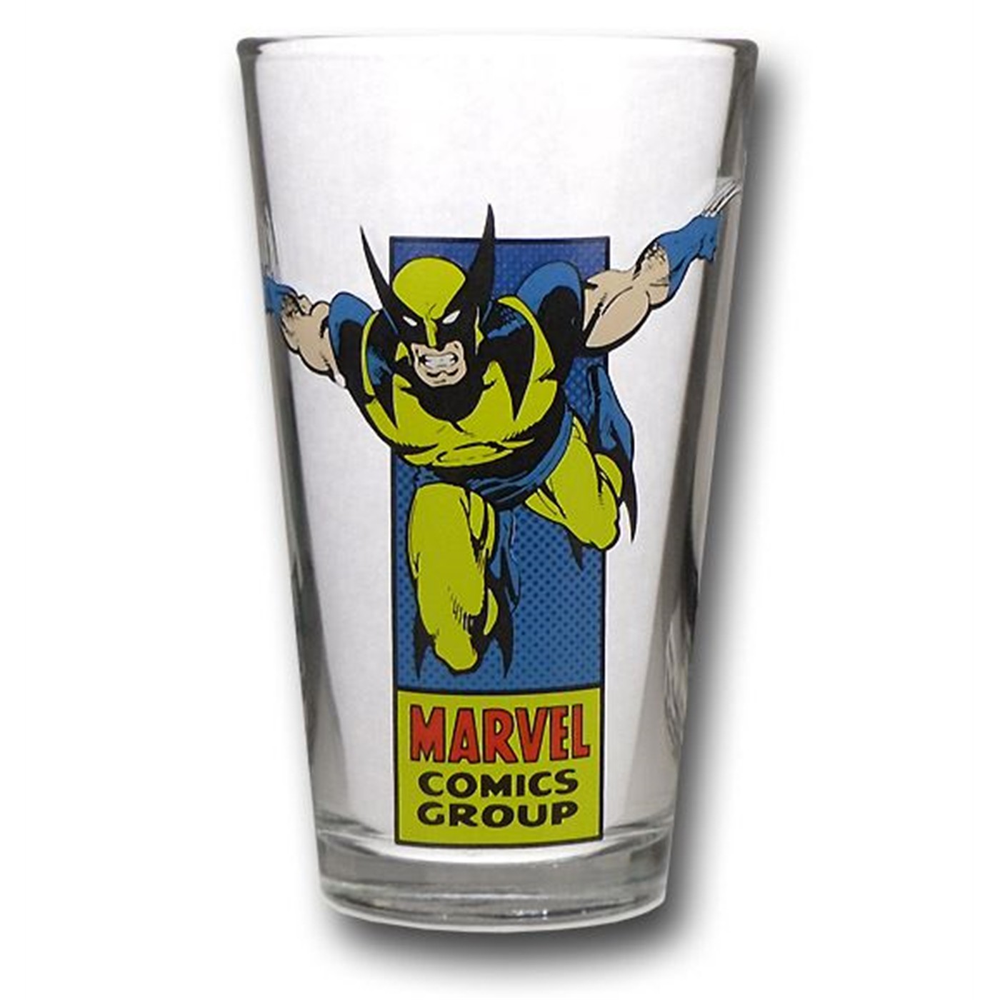 Wolverine Silver Age Glass Pint