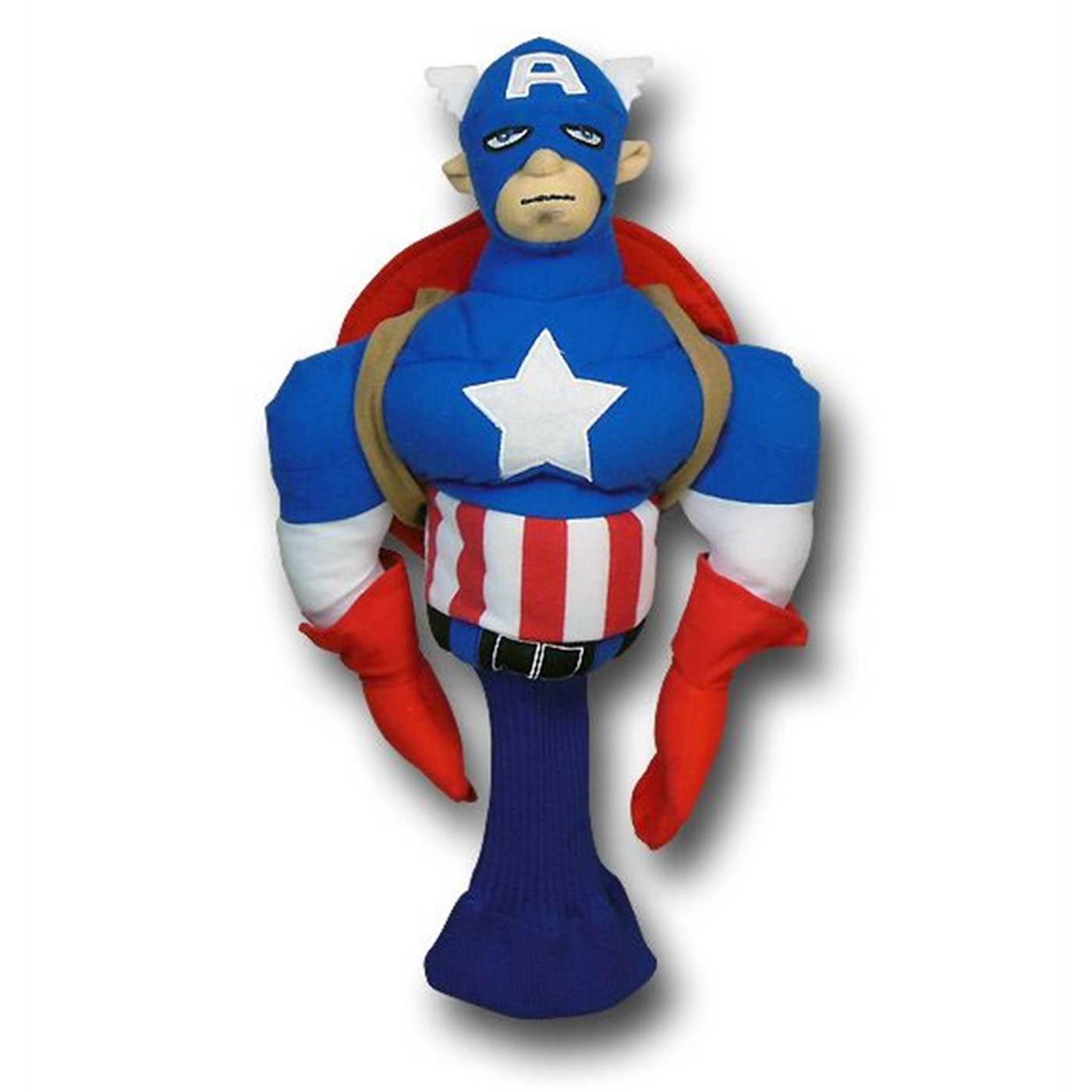 Captain America Figure Golf Club Cover