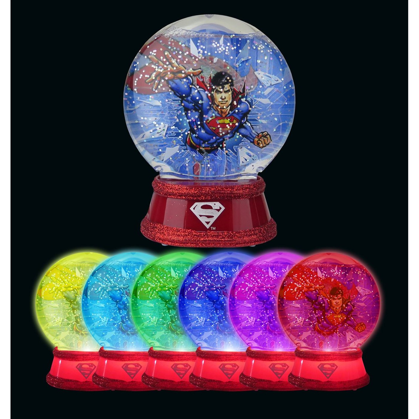 Superman Lighted Snow Globe