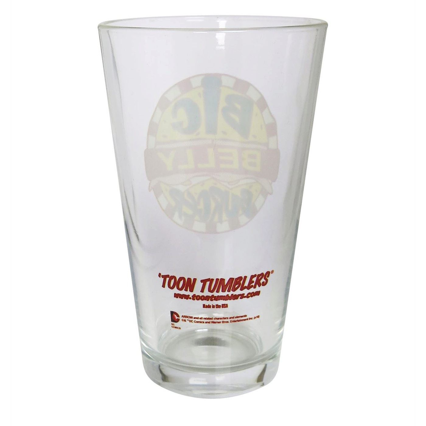 Arrow Big Belly Burger Pint Glass