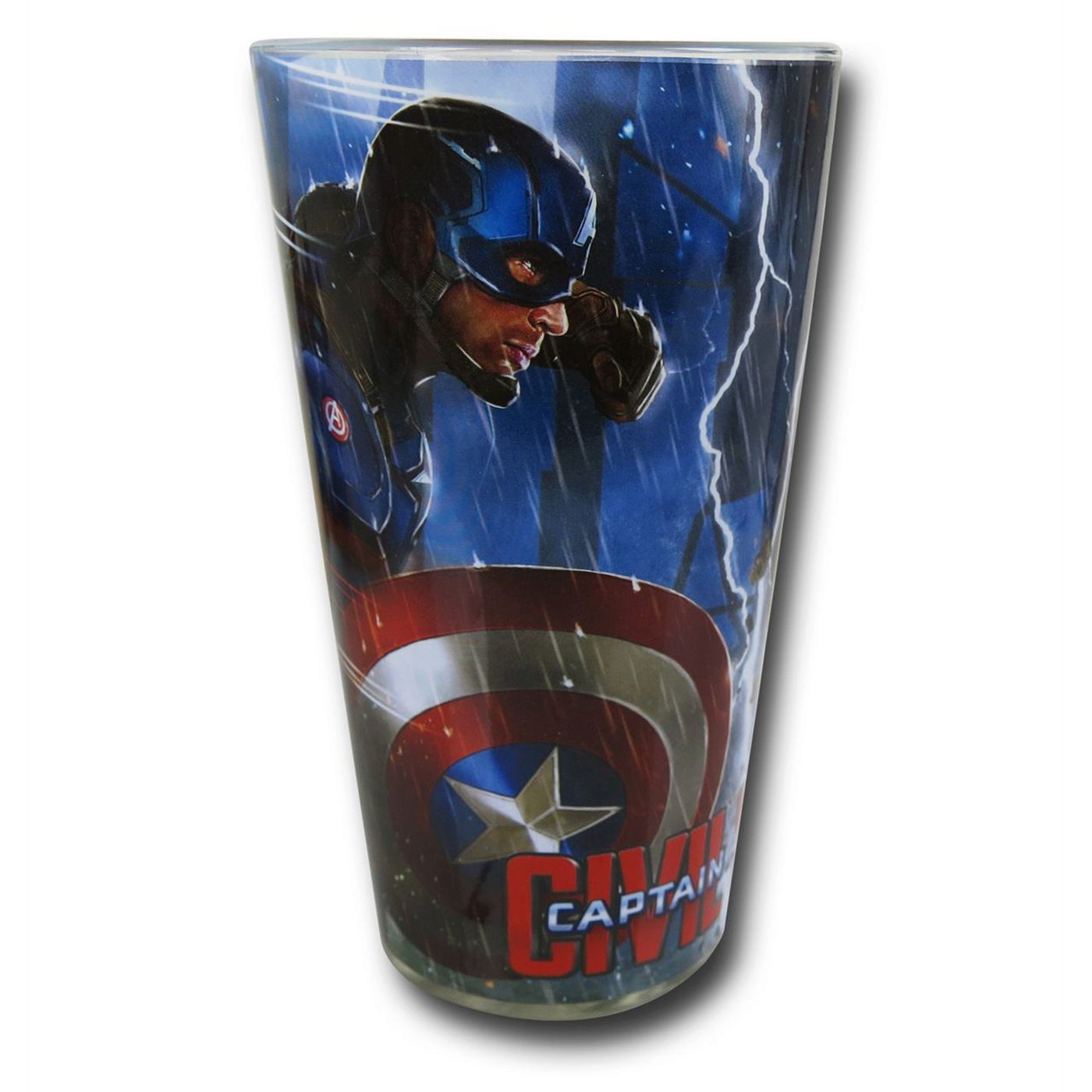 Captain America Civil War Lighting Fight Pint Glass