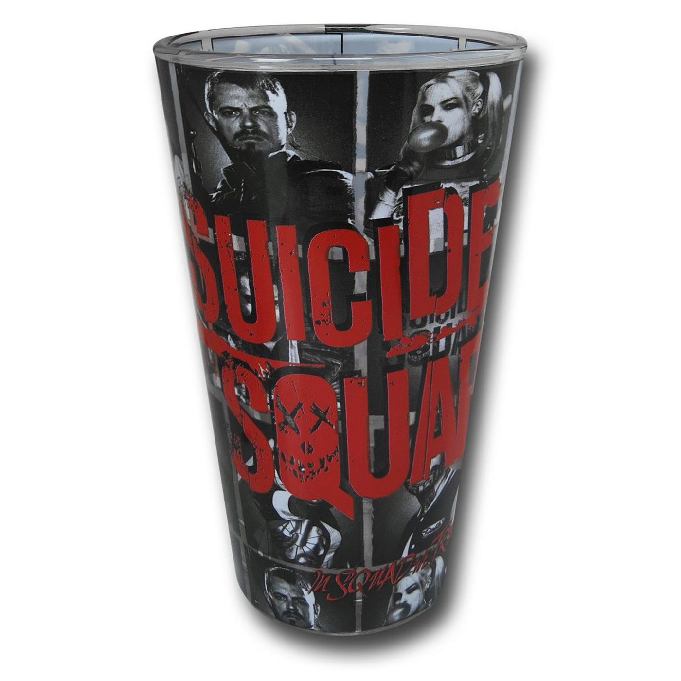 Suicide Squad Character Pint Glass