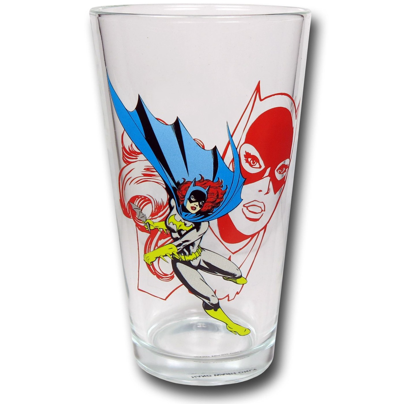 Batgirl Retro Image Pint Glass