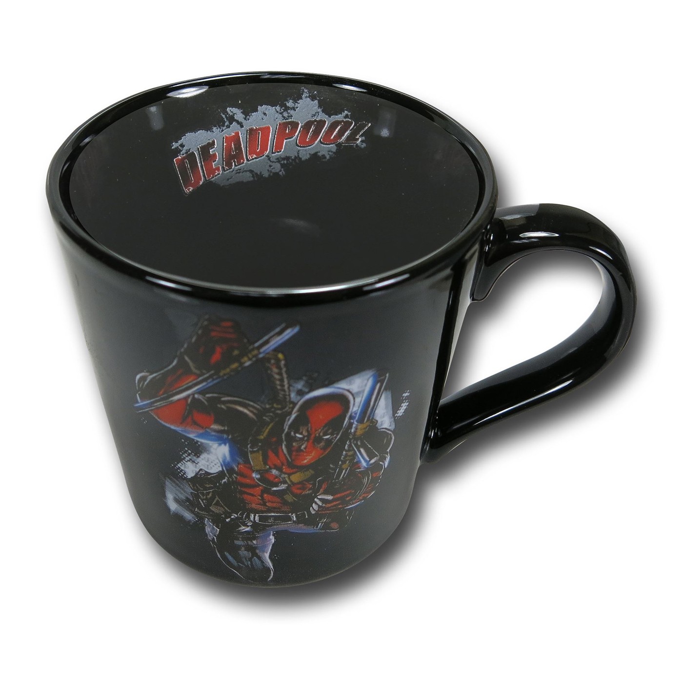 Deadpool Logo Rim 12oz Ceramic Mug