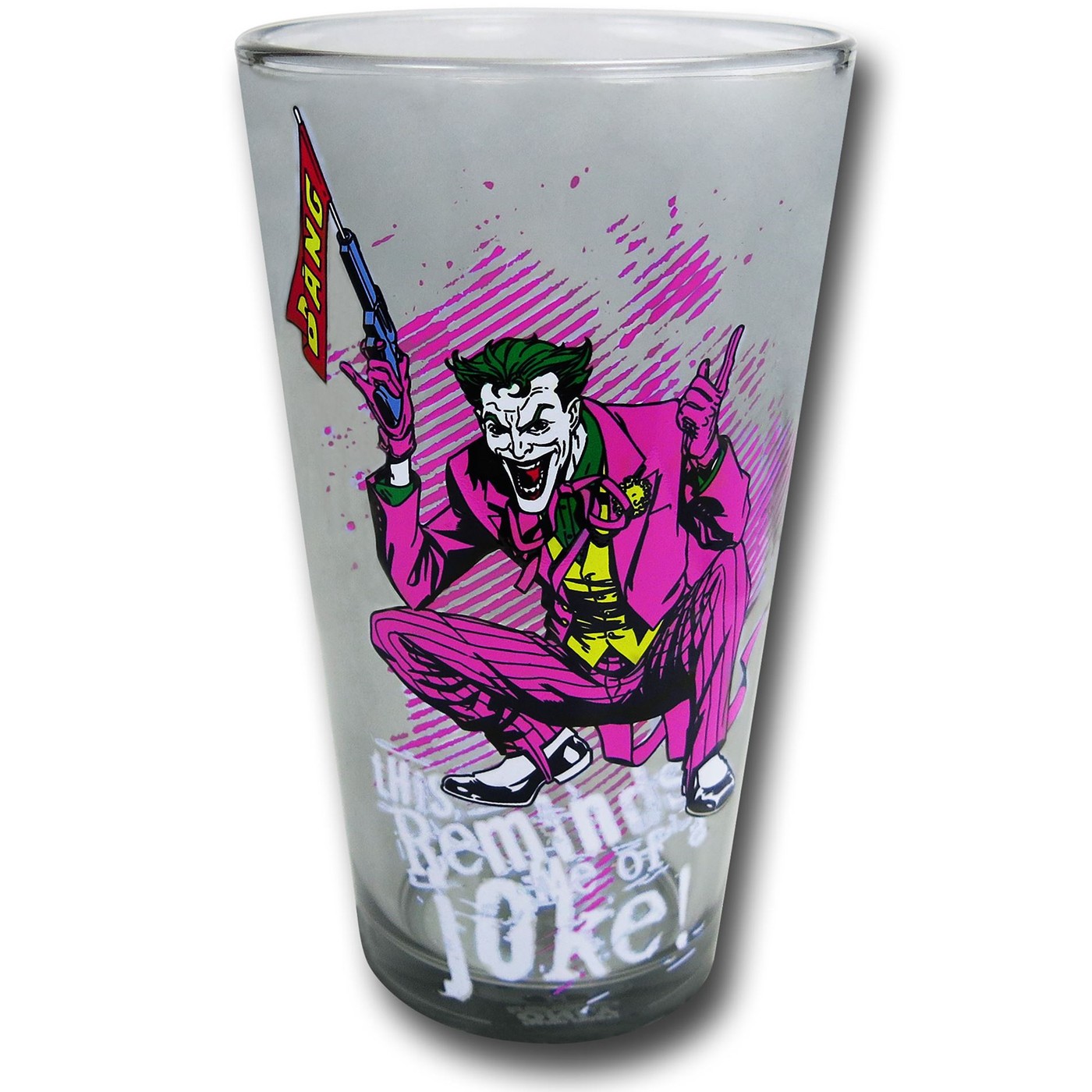Joker and Harley 2pc Pint Glass Set