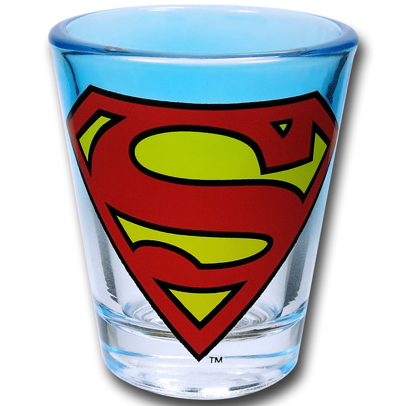 Justice League Tinted Symbol Shot Glass Set