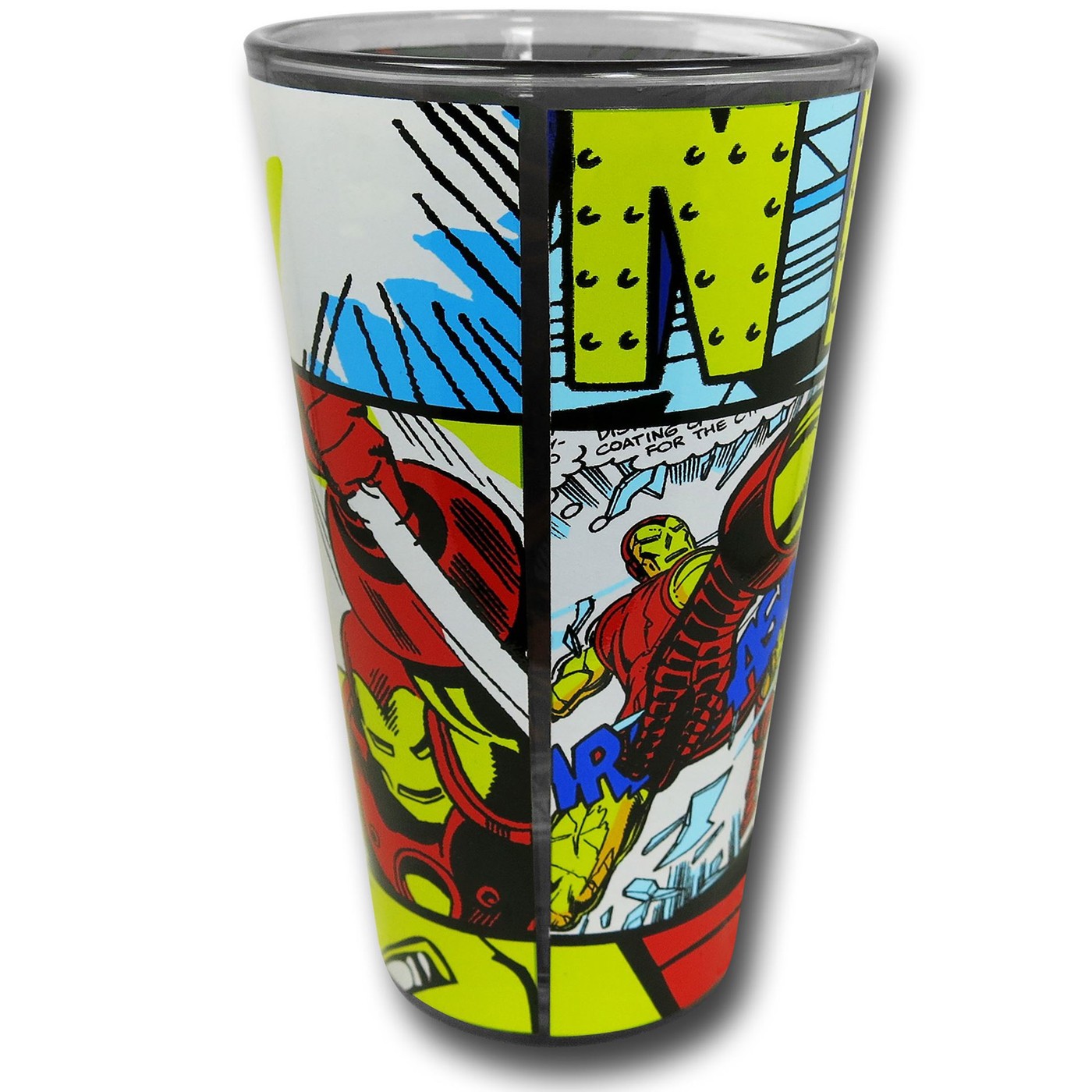 Marvel Comic Panels Wrap Pint Glass 4-Pack