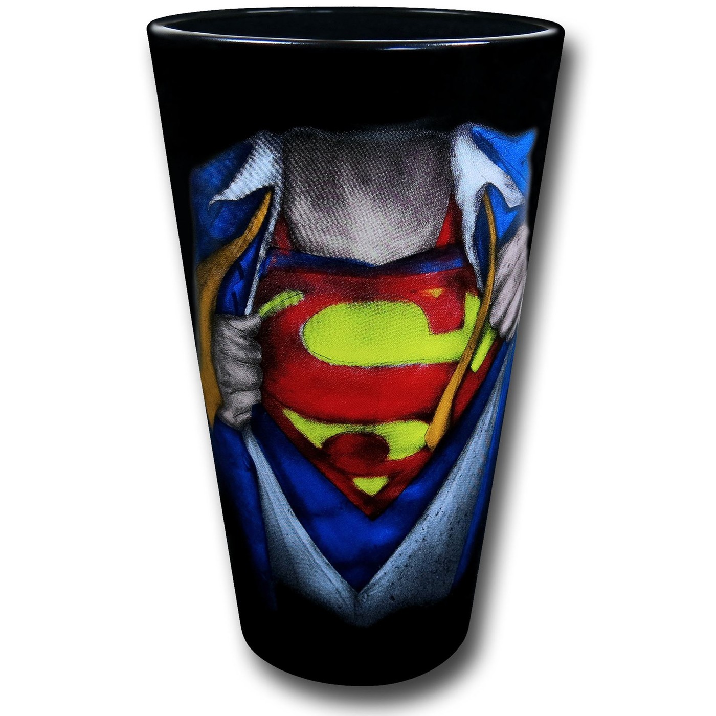 Superman Shield Reveal Pint Glass