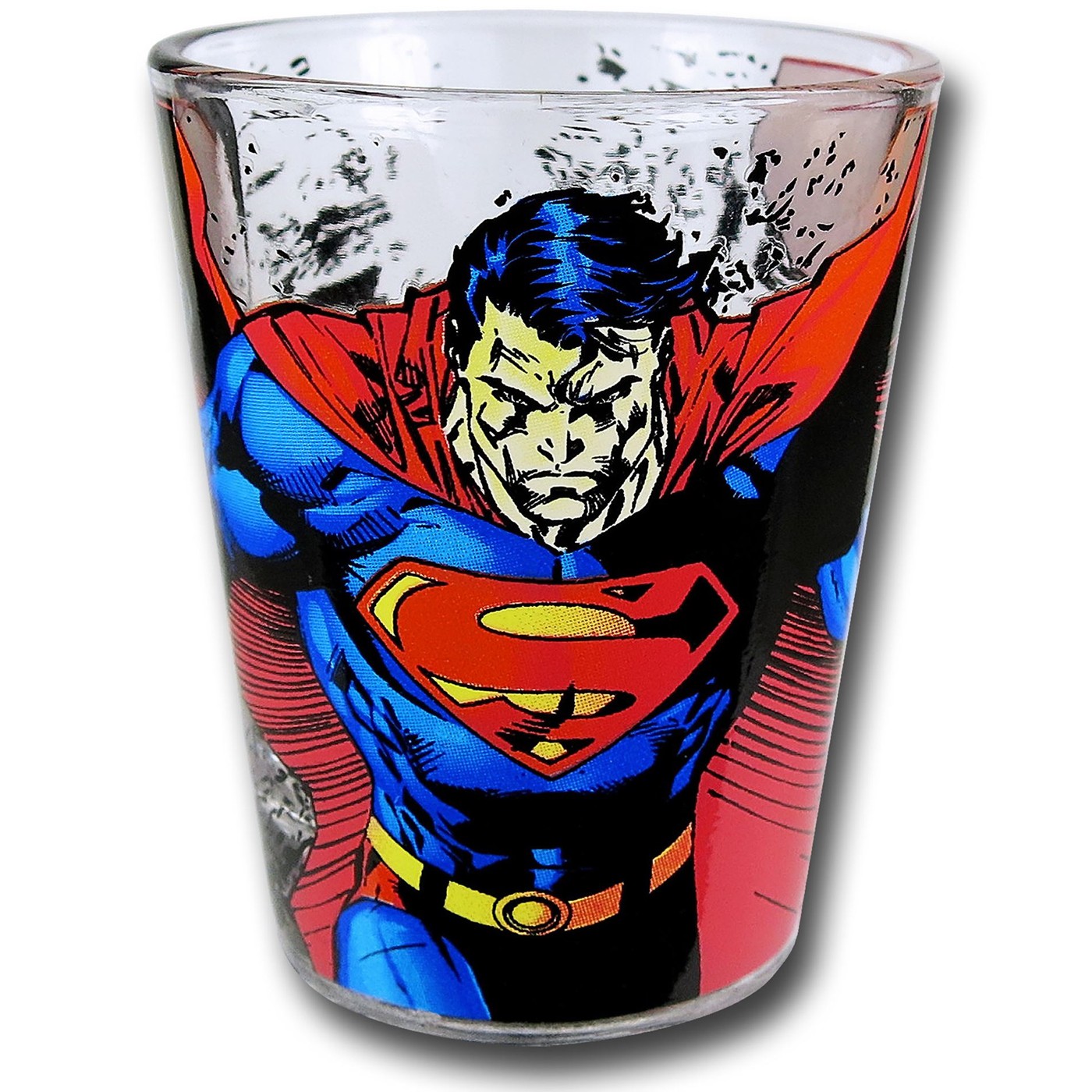 Superman Gets Dirty 4-Pack Shot Glass Set
