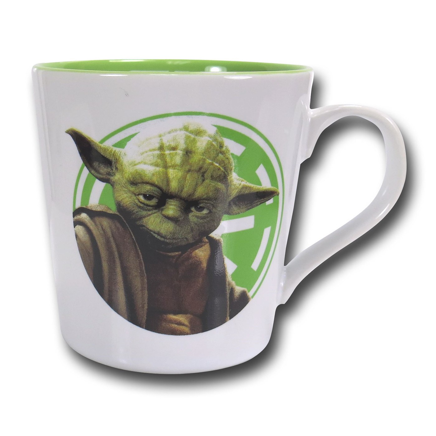 Star Wars Logo Rim Yoda 12oz Ceramic Mug