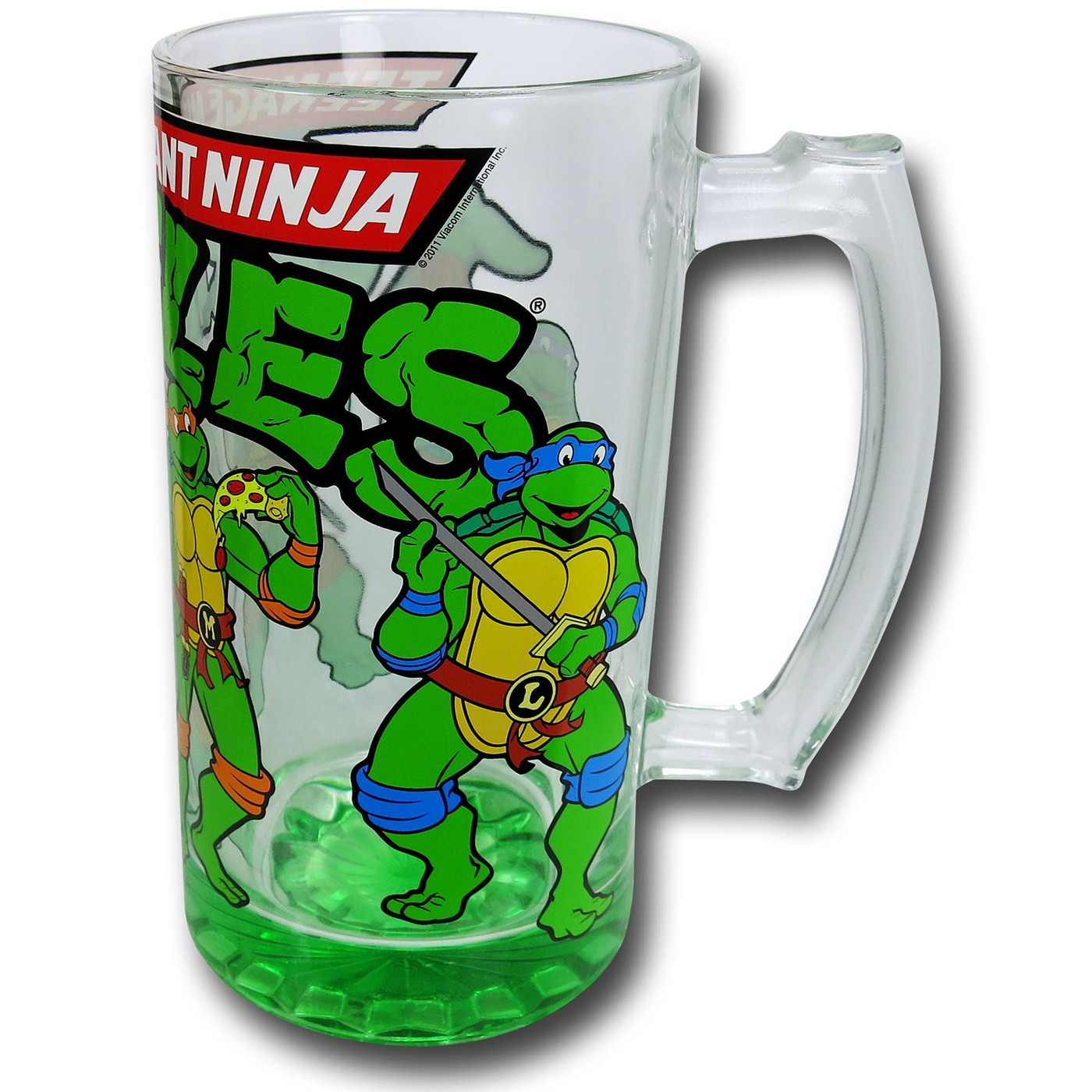 TMNT Oversized Glass Beer Mug