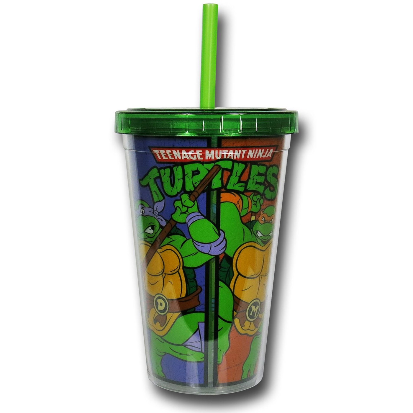 TMNT Color Panels 12oz Acrylic Travel Cup