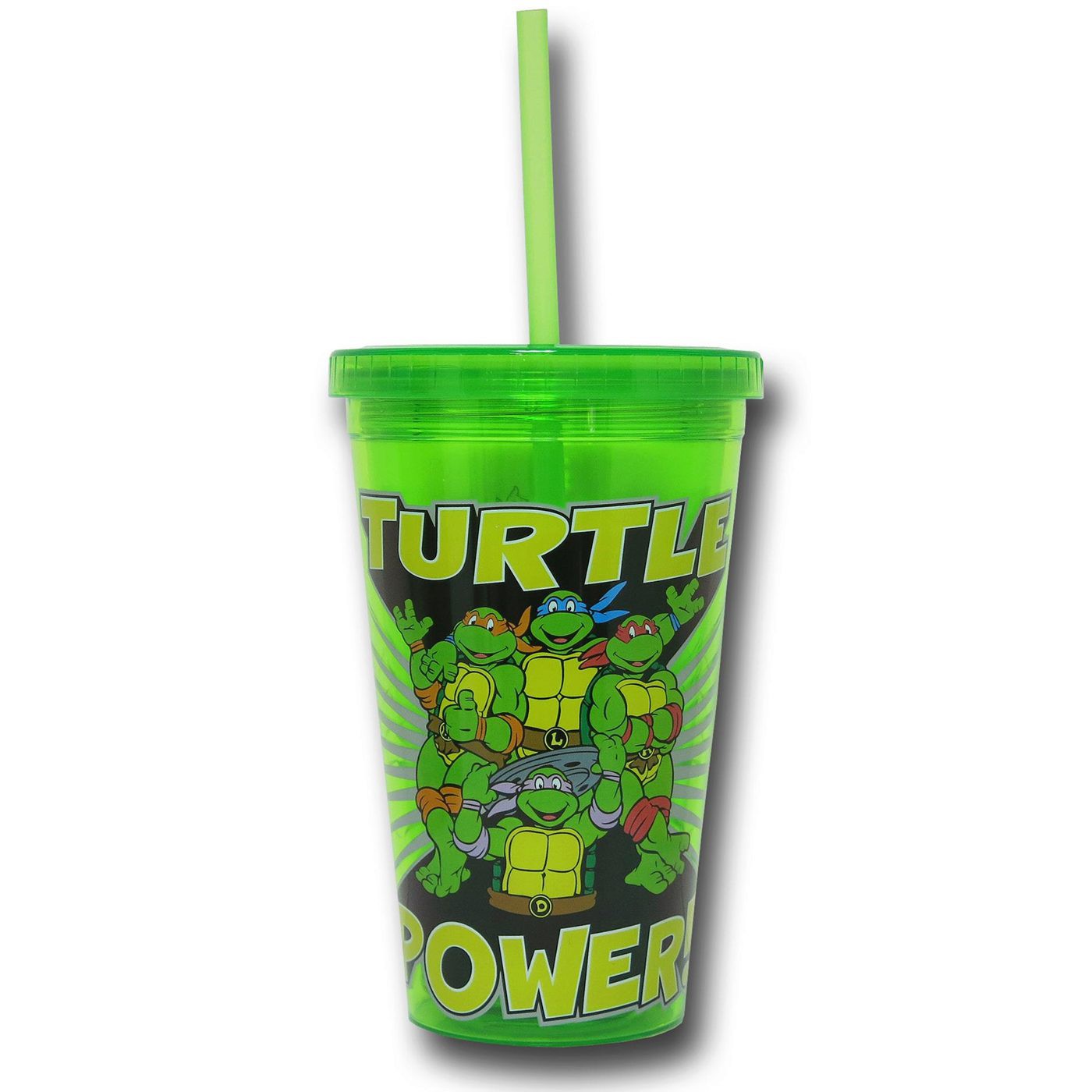 TMNT Turtle Power 16oz Acrylic Cold Cup