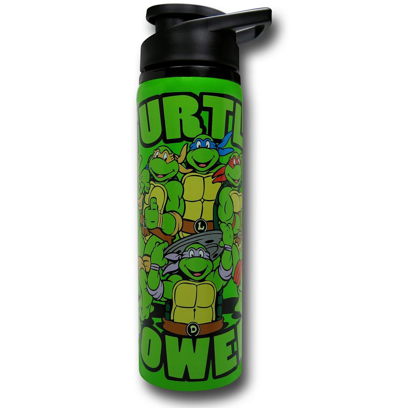 Turtle Power Water Bottle Teenage Mutant Ninja Turtles Stainless Steel TMNT 