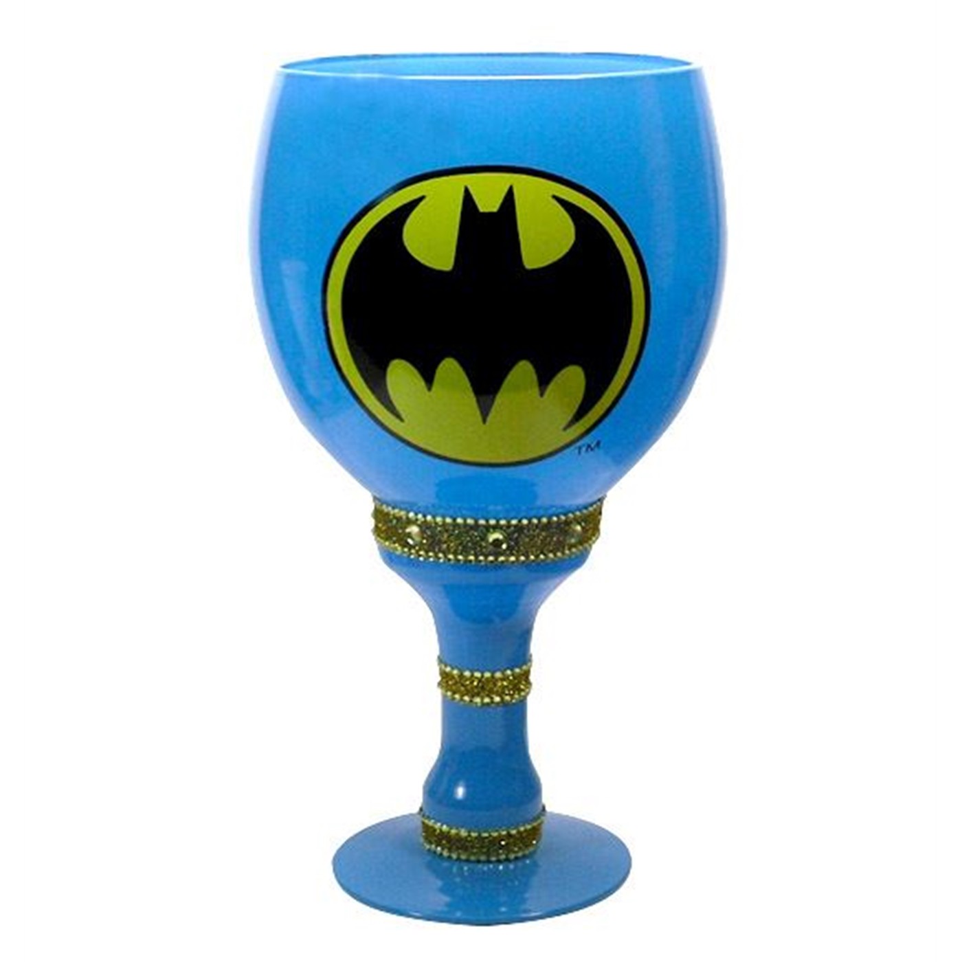 Batman Blue Image and Symbol Goblet