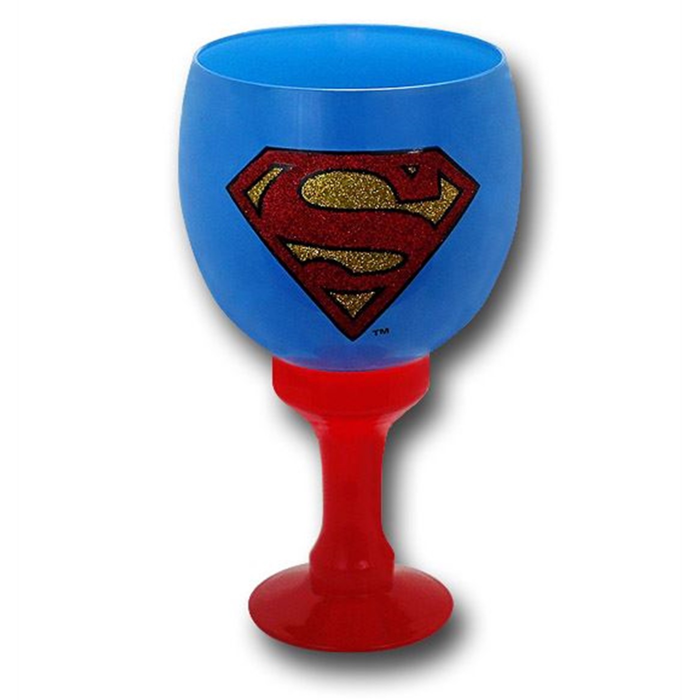 Superman Symbol Blue Goblet
