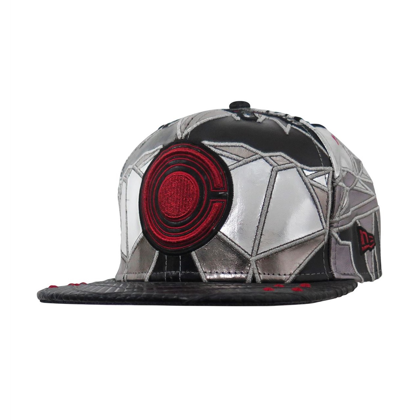 Cyborg Justice League Armor 59Fifty Fitted Hat