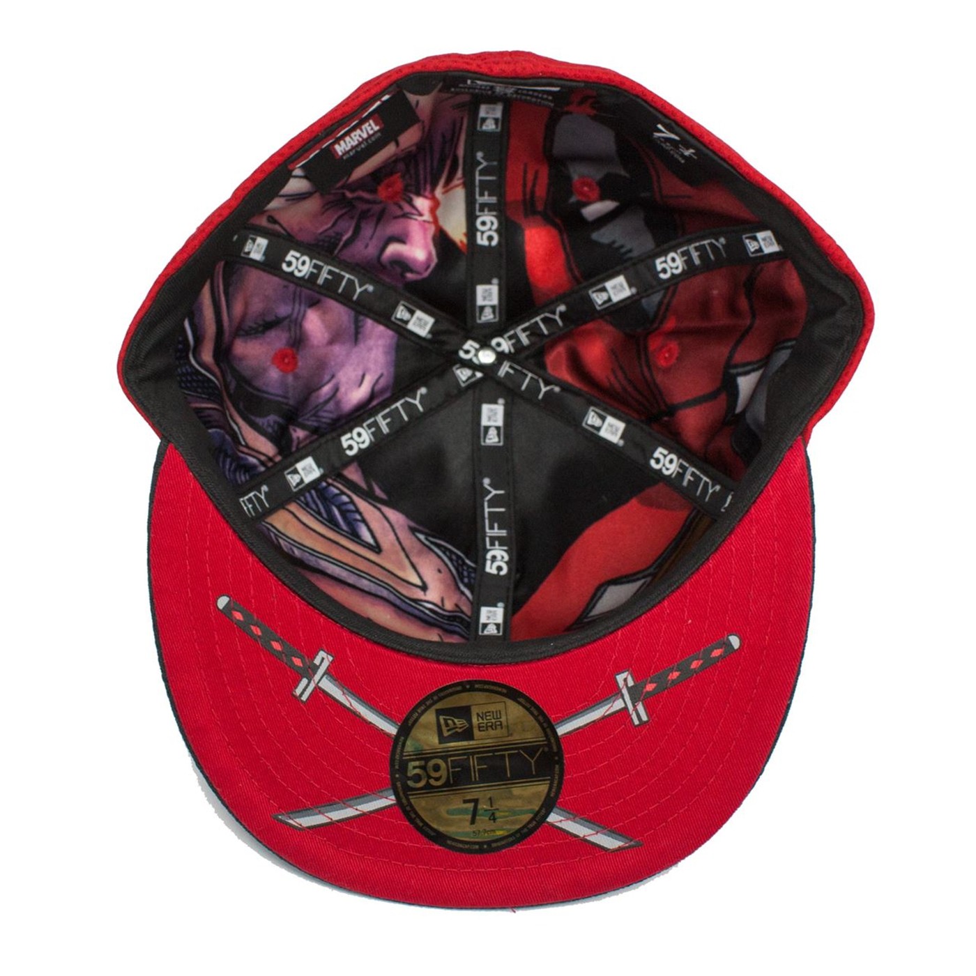 Deadpool Character Armor 59Fifty Fitted Hat