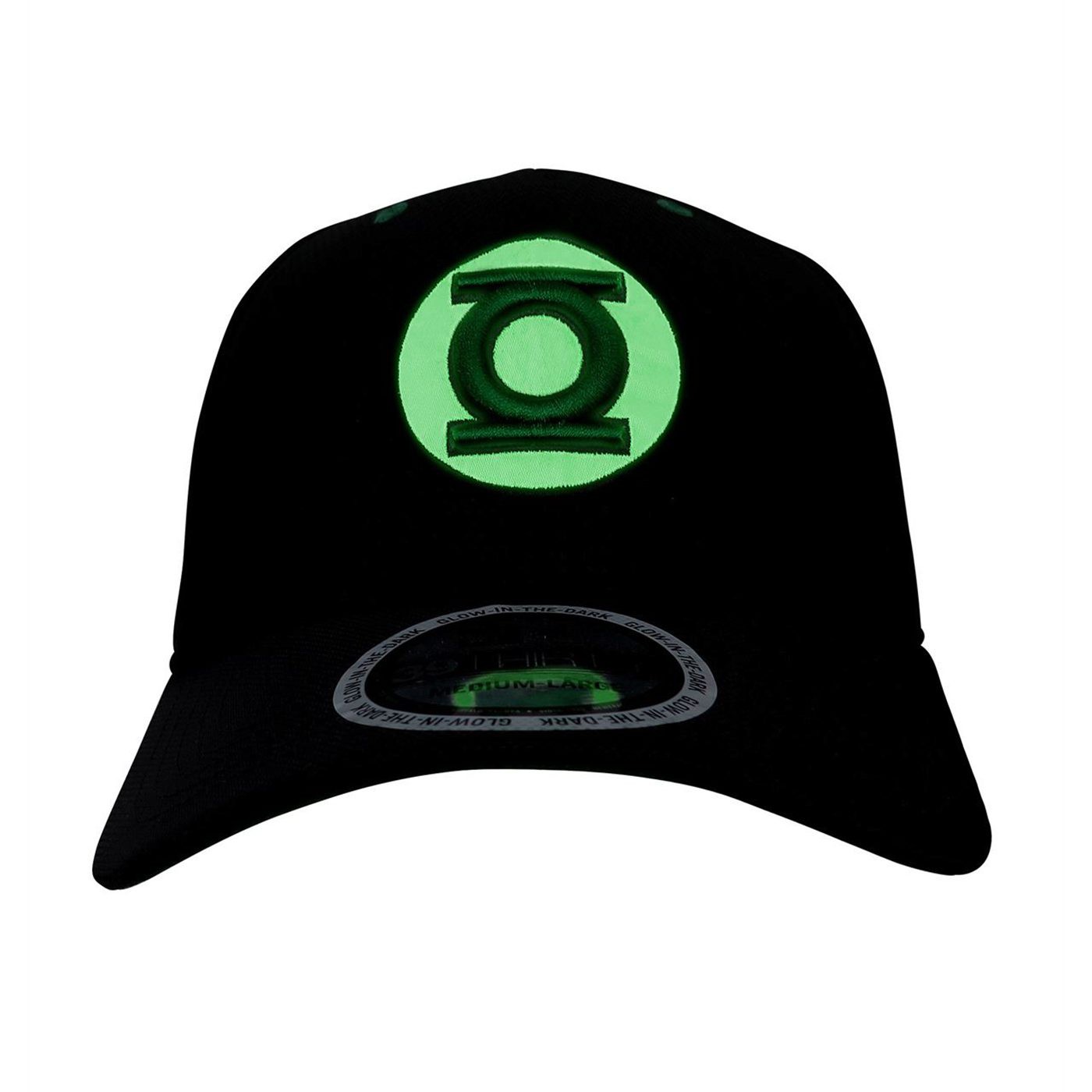 Green Lantern Black Glow Armor 39Thirty Fitted Hat