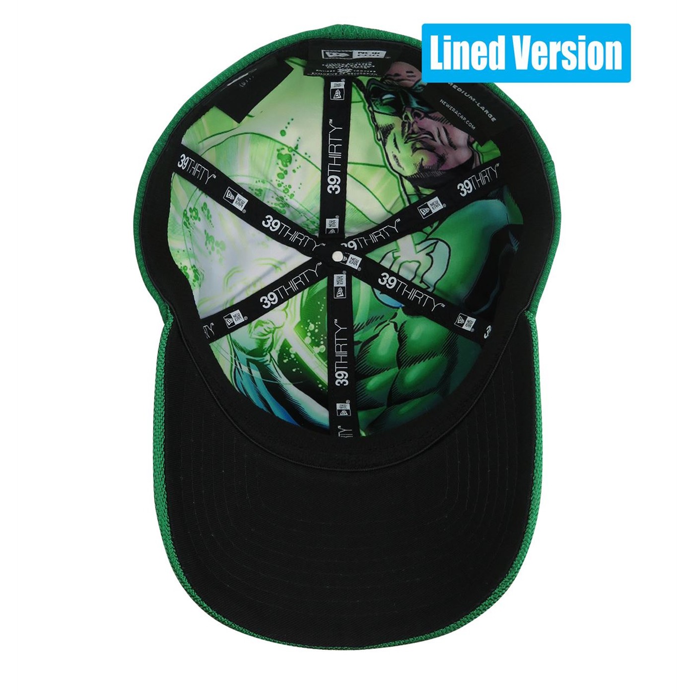 Green Lantern Symbol Glow Armor 39Thirty Fitted Hat