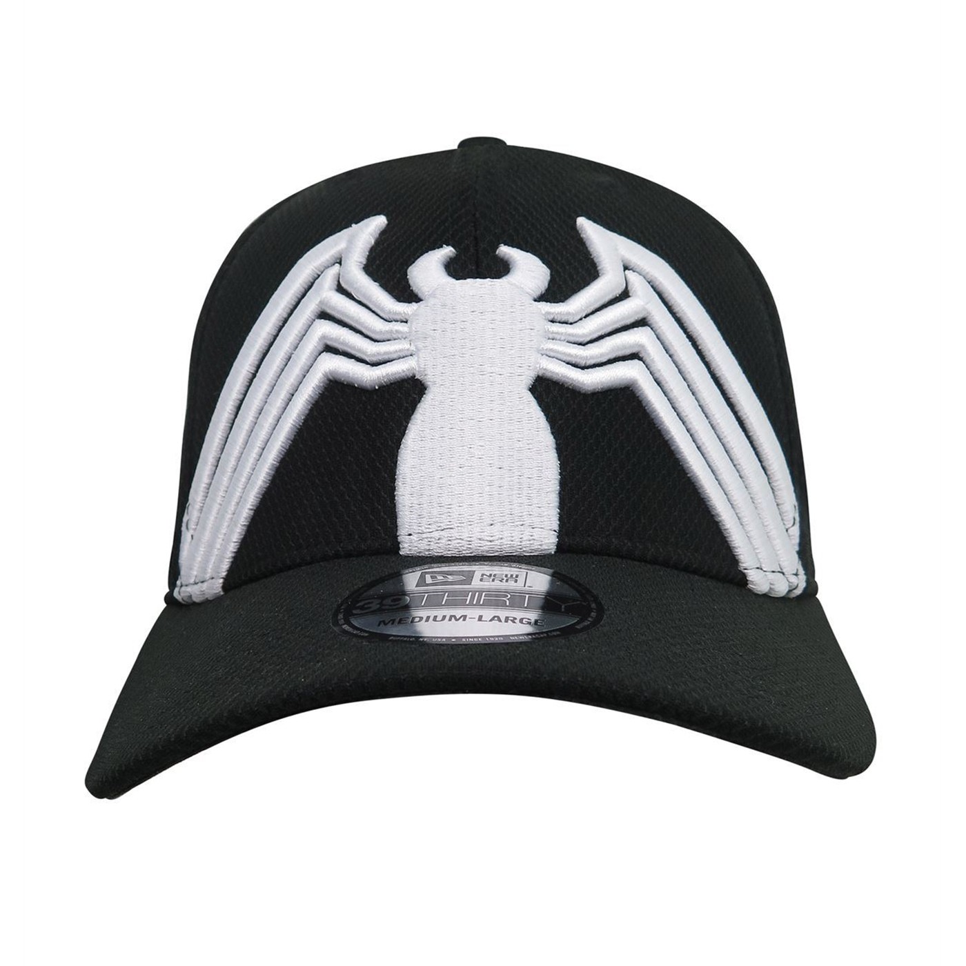 Spider-Man Black Suit Armor with Kraven Lining 39Thirty Fitted Hat