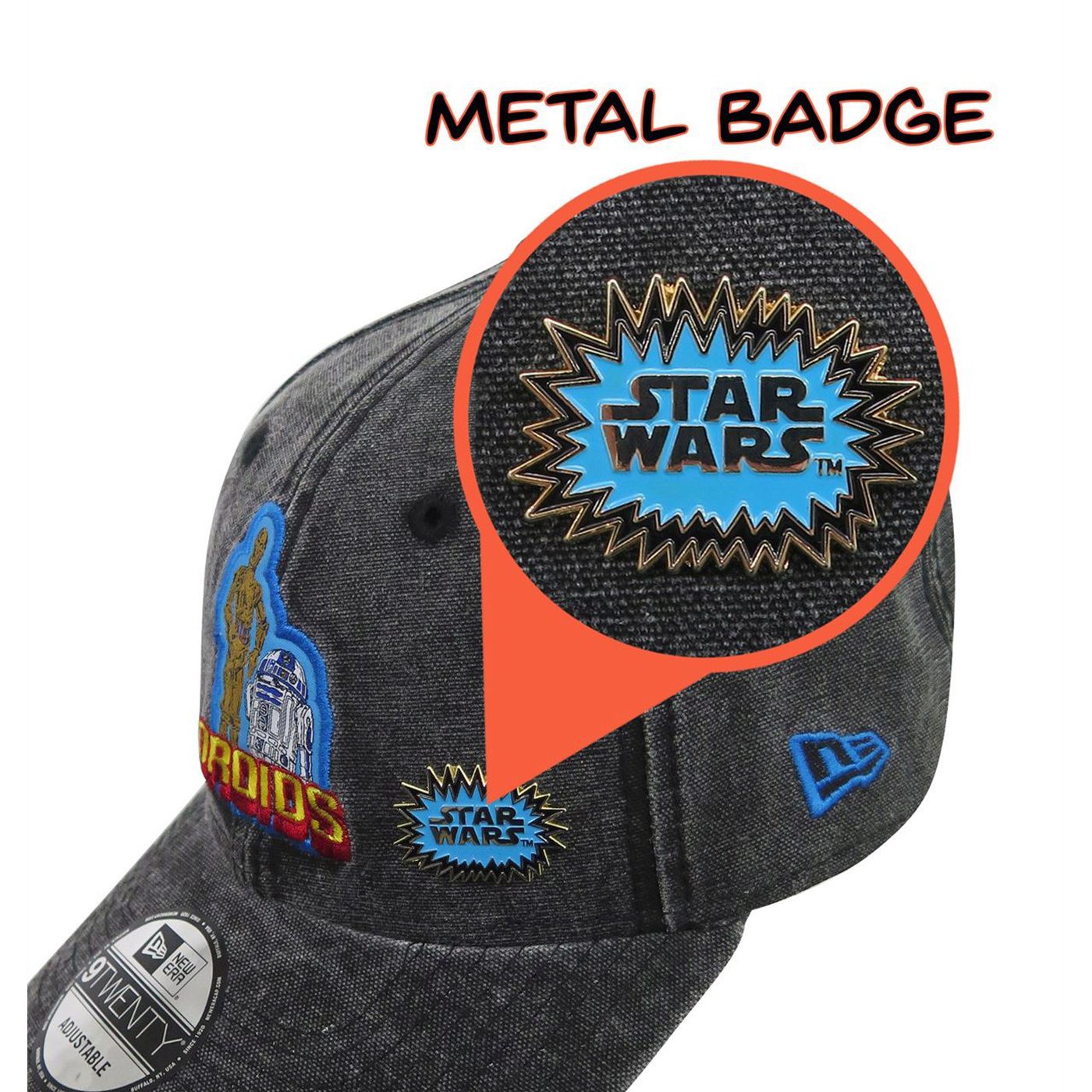 Star Wars 40th R2D2 & C3PO 9Twenty Adjustable Hat