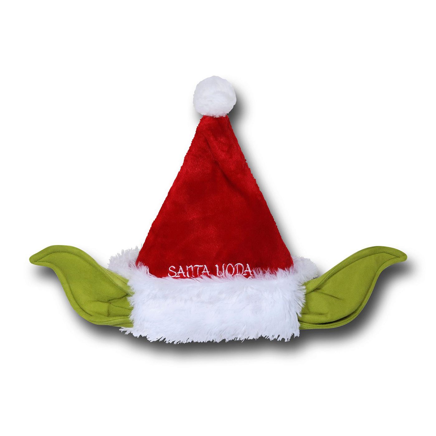 yoda in santa hat