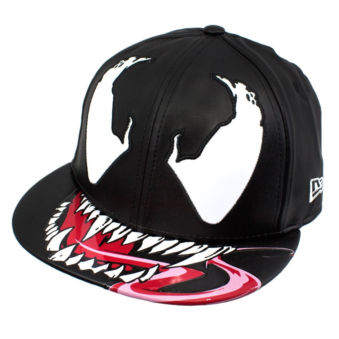 New Era Venom Logo PE Red UV 59fifty 5950 Fitted Cap Marvel Comics Kappe Limited Edition