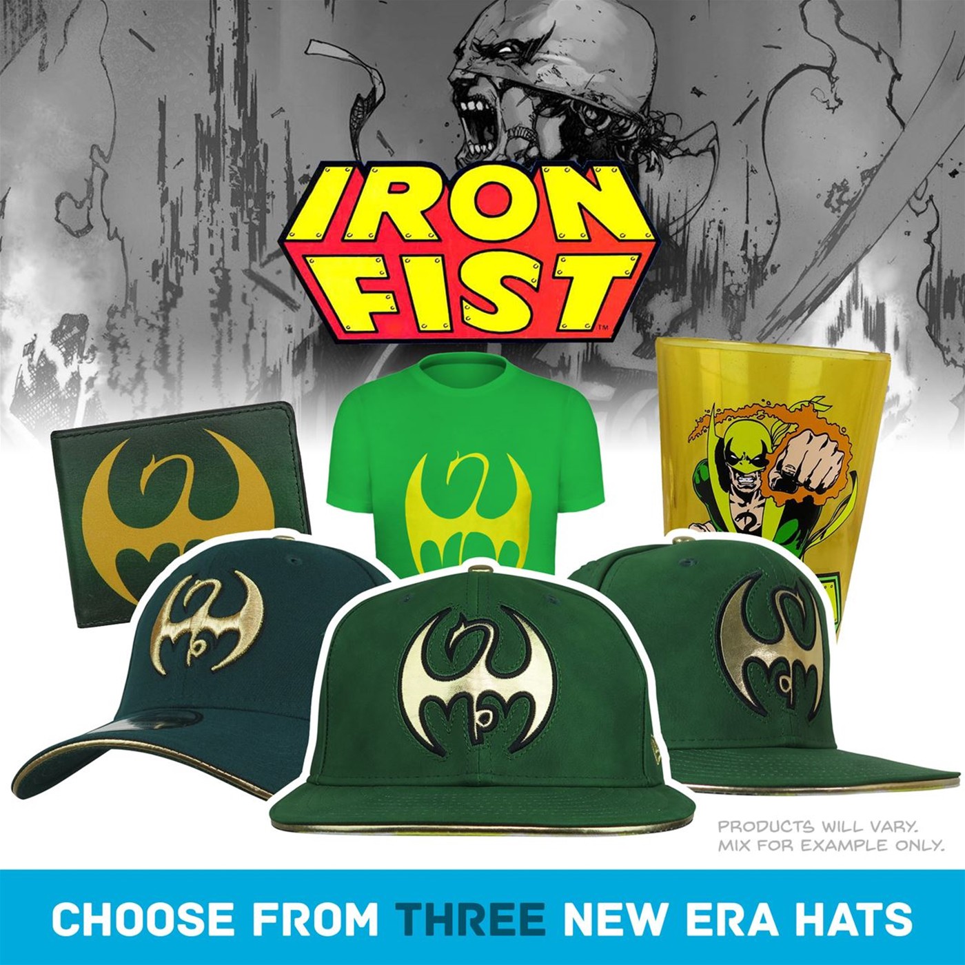 HeroBox Iron Fist New Era Hat Box