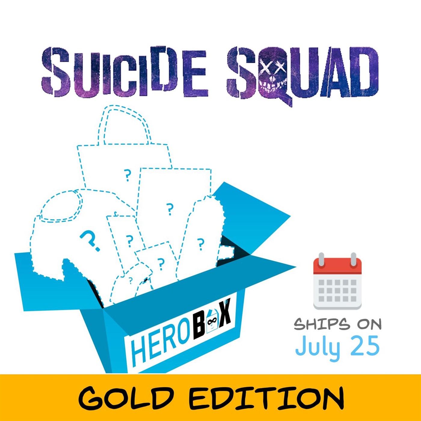 Hero Box Suicide Squad Gold Edition for Men