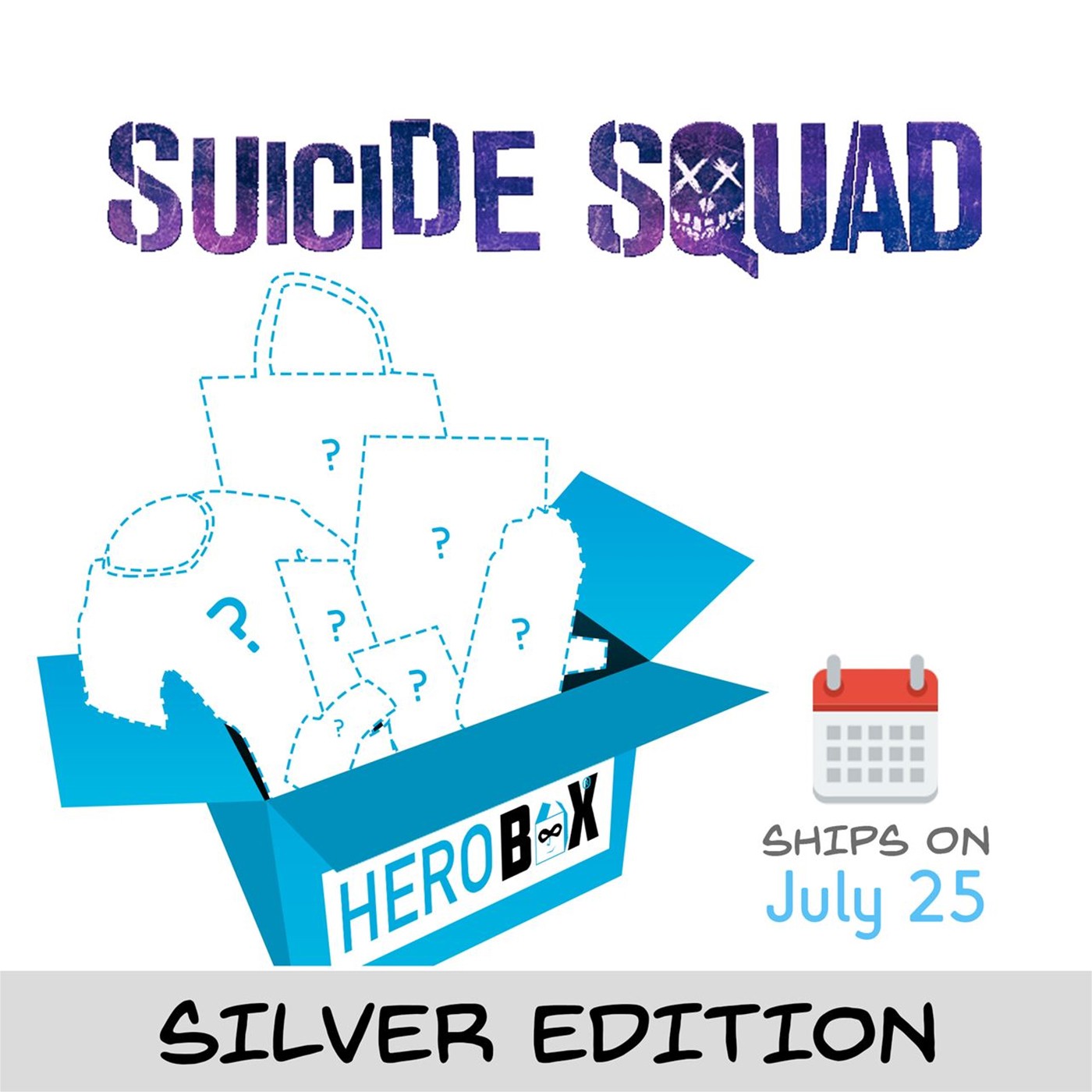 Hero Box Suicide Squad Silver Edition for Men