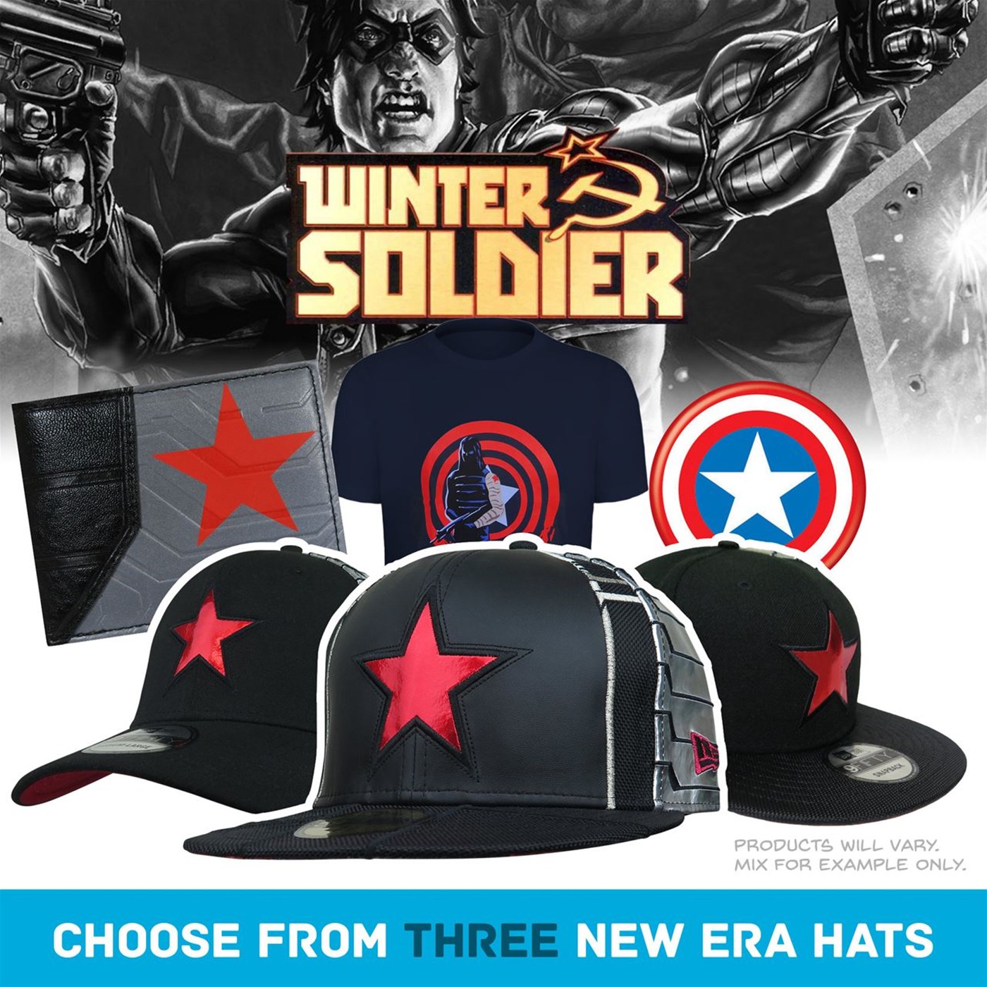 HeroBox Winter Soldier New Era Hat Box