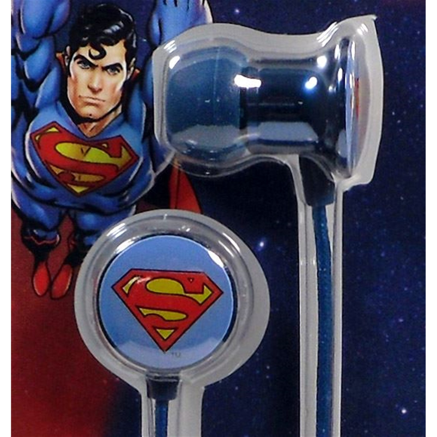 Superman Symbol Metal Earbuds