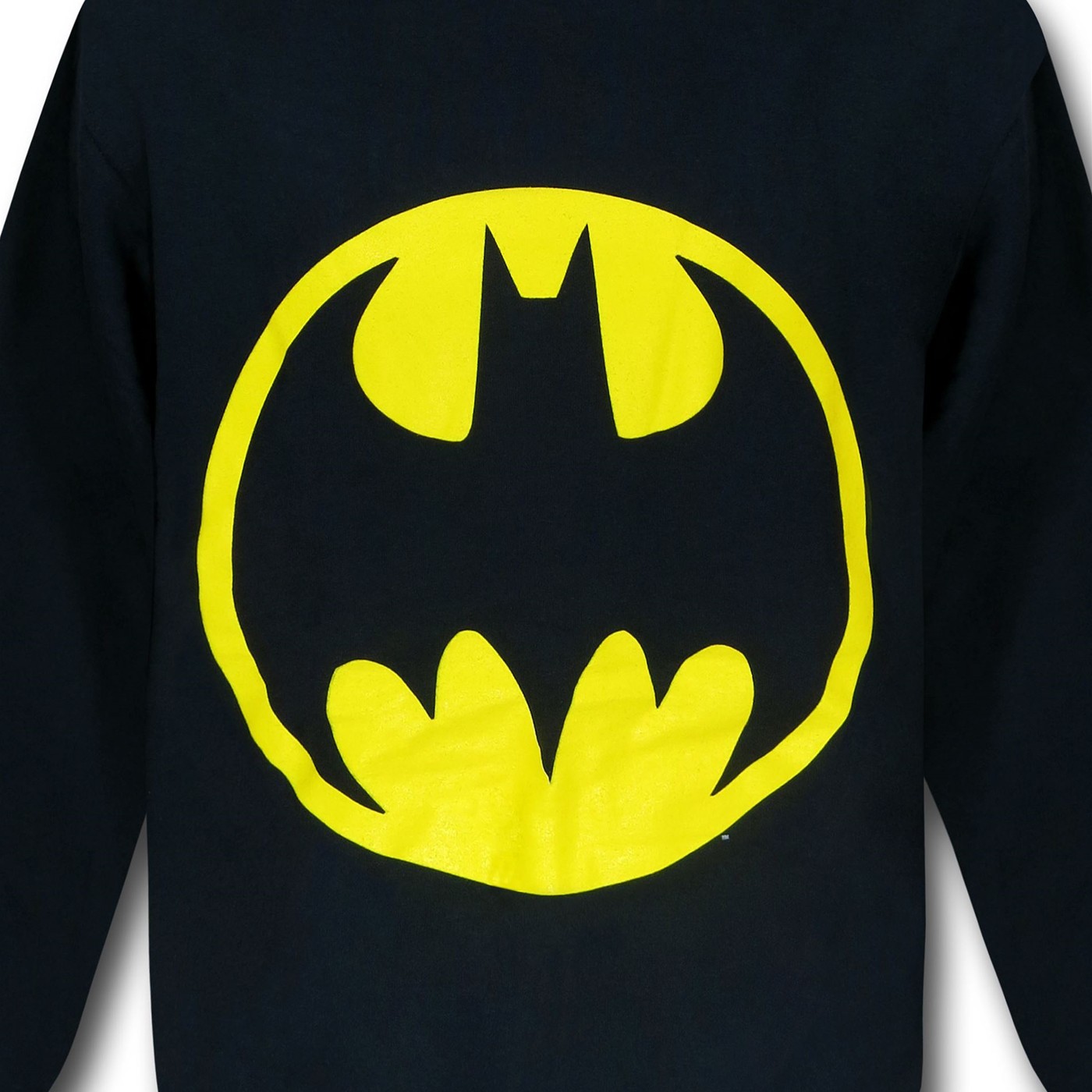 Batman Big Symbol Back Zip-Up Hoodie